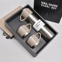 500ml Stainless Steel Thermal Bottle - Business Style Mug Gift Set