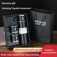 500ml Stainless Steel Thermal Bottle - Business Style Mug Gift Set