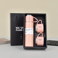 500ml Stainless Steel Thermal Bottle - Business Style Mug Gift Set